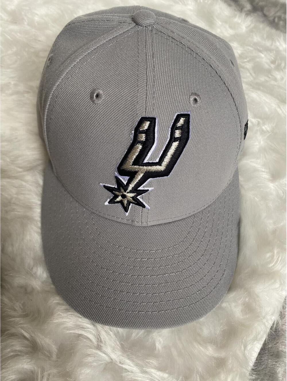 New Era San Antonio Spurs Gray Baseball Cap Hat